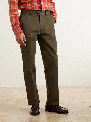 Drake's HIM Straight-Leg Cotton-Twill Chinos - Men | Thumbnail 3 Drake's HIM Straight-Leg Cotton-Twill Chinos - Men | Thumbnail 3