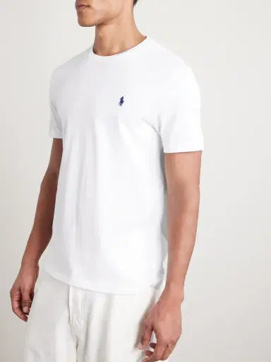 Polo Ralph Lauren Set of Two Slim-Fit Logo-Embroidered Cotton-Jersey T-Shirts - Men | Thumbnail 3 Polo Ralph Lauren Set of Two Slim-Fit Logo-Embroidered Cotton-Jersey T-Shirts - Men | Thumbnail 3