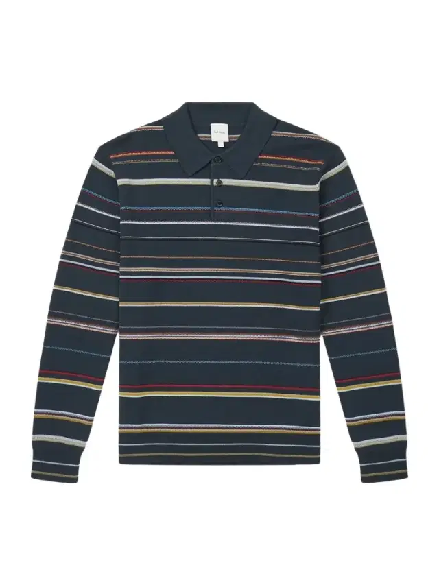 Striped Merino Wool Polo Sweater - Men