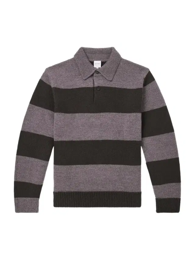 Striped Wool Polo Sweater - Men