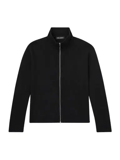 Our Legacy Cropped Cotton-Jersey Zip-Up Sweatshirt - Men | Thumbnail 1