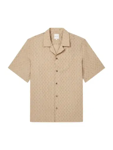 Paul Smith Embroidered Cotton-Blend Shirt - Men | Thumbnail 1 Paul Smith Embroidered Cotton-Blend Shirt - Men | Thumbnail 1
