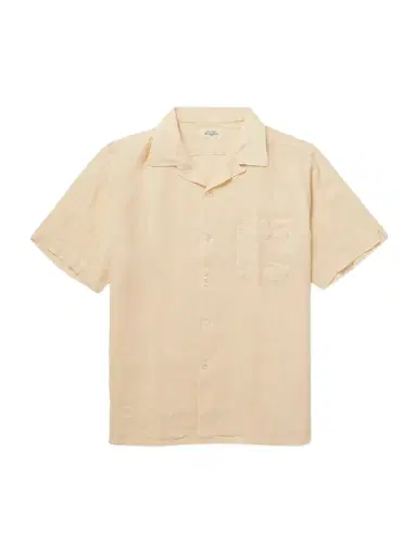 Hartford Palmito Mc Pat Convertible-Collar Linen Shirt - Men | Thumbnail 1 Hartford Palmito Mc Pat Convertible-Collar Linen Shirt - Men | Thumbnail 1