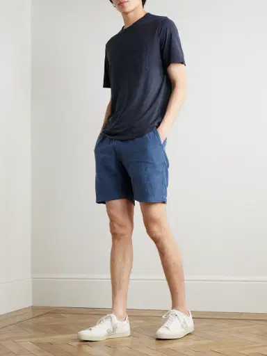 Hartford Joggy Straight-Leg Linen Bermuda Shorts - Men | Thumbnail 2