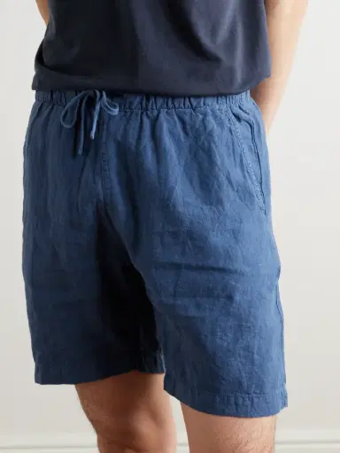 Hartford Joggy Straight-Leg Linen Bermuda Shorts - Men | Thumbnail 3