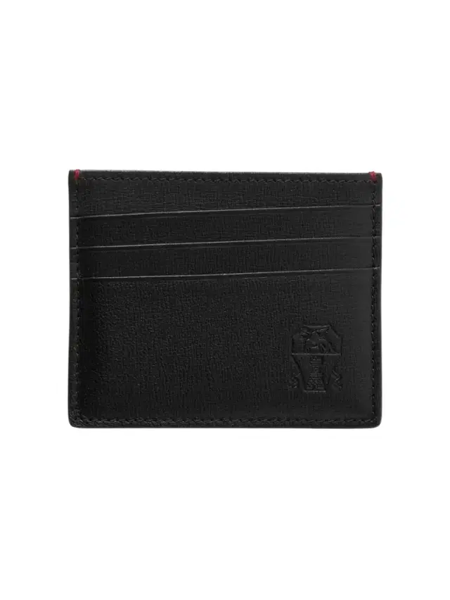 Brunello Cucinelli Pebble-Grain Leather Cardholder - Men