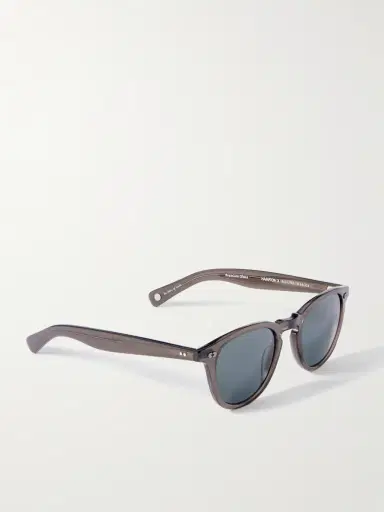Garrett Leight California Optical Hampton X Round-Frame Acetate Sunglasses - Men | Thumbnail 4