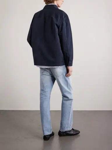 Saint Laurent Logo-Embroidered Cotton-Twill Overshirt - Men | Thumbnail 4 Saint Laurent Logo-Embroidered Cotton-Twill Overshirt - Men | Thumbnail 4