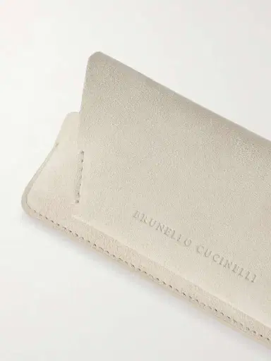 Brunello Cucinelli Suede Glasses Case | Thumbnail 3