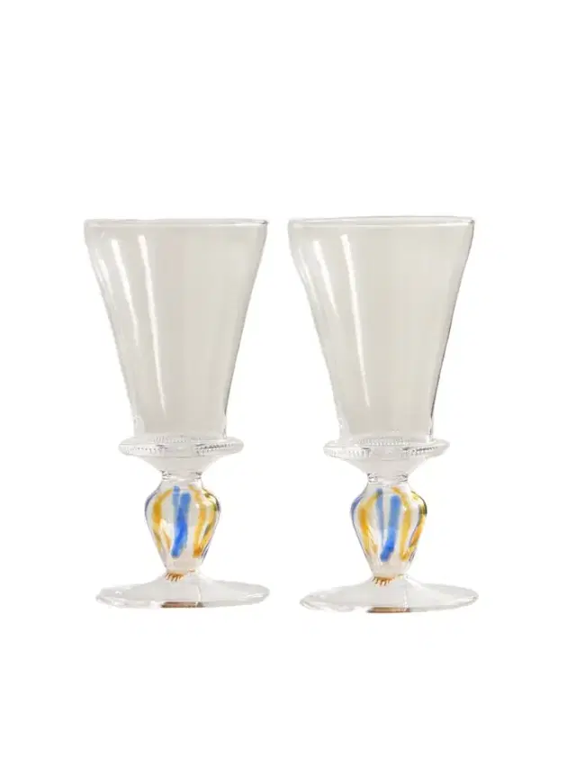 Gohar World Alexandria Set Of Two Wine Glasses
