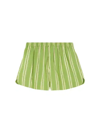 Faithfull Lonia Striped Cotton-poplin Shorts | Thumbnail 1 Faithfull Lonia Striped Cotton-poplin Shorts | Thumbnail 1