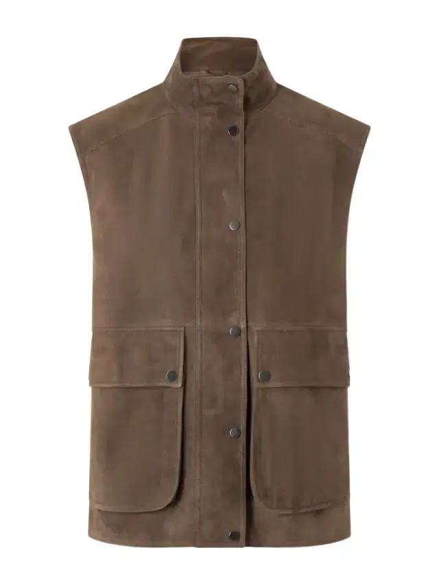 Embellished Suede Vest