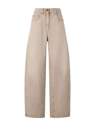 Brunello Cucinelli Embellished High-rise Wide-leg Jeans | Thumbnail 1