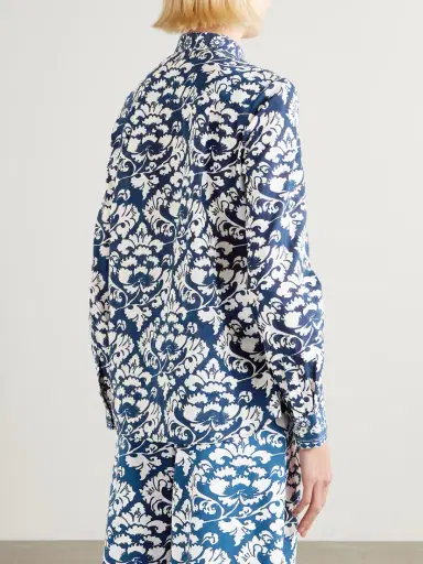 Emporio Sirenuse Chiara Floral-print Cotton Blouse | Thumbnail 4 Emporio Sirenuse Chiara Floral-print Cotton Blouse | Thumbnail 4