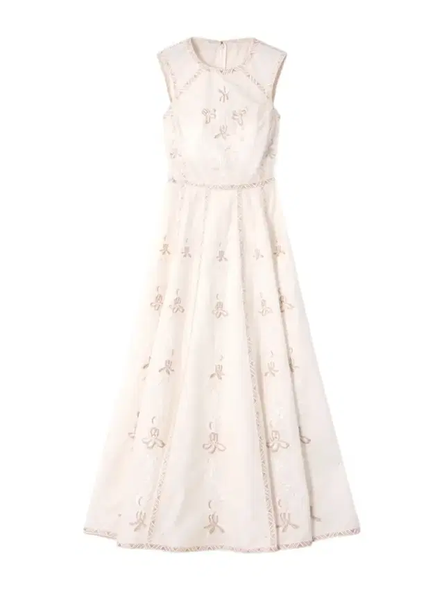 Clodette Embroidered Cotton-blend Midi Dress