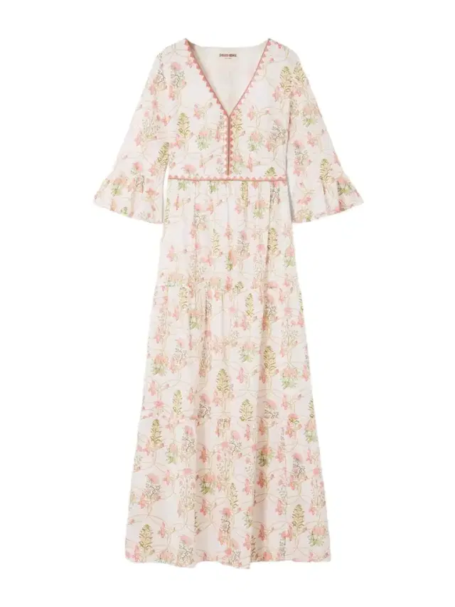 Bella Floral-print Cotton Midi Dress