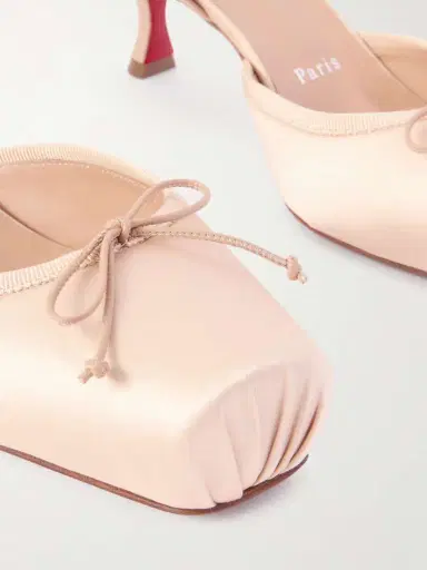 Christian Louboutin Cassia 55 Bow-detailed Grosgrain-trimmed Satin Pumps | Thumbnail 5 Christian Louboutin Cassia 55 Bow-detailed Grosgrain-trimmed Satin Pumps | Thumbnail 5