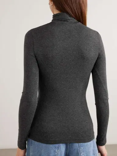 AGOLDE Pascale Stretch-jersey Turtleneck Top | Thumbnail 4 AGOLDE Pascale Stretch-jersey Turtleneck Top | Thumbnail 4