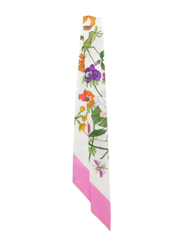 Flora Printed Silk-twill Scarf