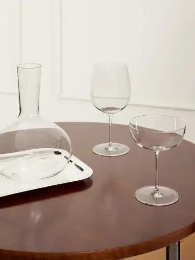 LOBMEYR + Polka Crystal Decanter And Wine, Champagne And Water Glasses Set | Thumbnail 2