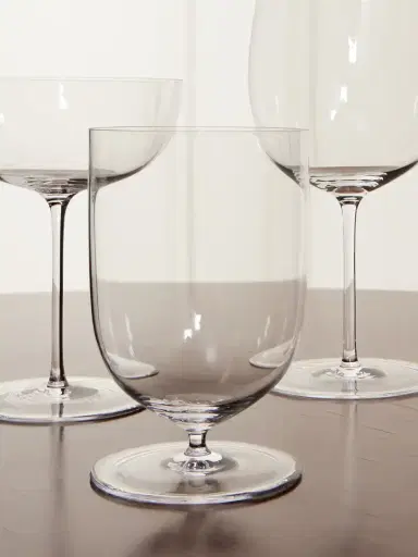LOBMEYR + Polka Crystal Decanter And Wine, Champagne And Water Glasses Set | Thumbnail 3