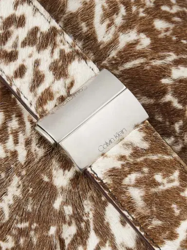 Calvin Klein Collection Andy Printed Calf Hair Clutch | Thumbnail 4 Calvin Klein Collection Andy Printed Calf Hair Clutch | Thumbnail 4