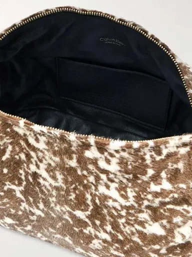 Calvin Klein Collection Andy Printed Calf Hair Clutch | Thumbnail 5 Calvin Klein Collection Andy Printed Calf Hair Clutch | Thumbnail 5