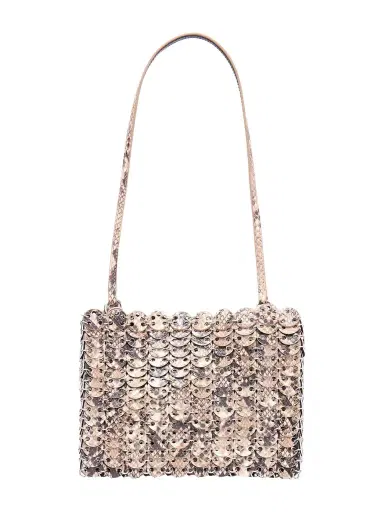 Rabanne Snake-effect Leather Chainmail Shoulder Bag | Thumbnail 1 Rabanne Snake-effect Leather Chainmail Shoulder Bag | Thumbnail 1
