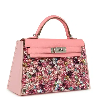 Madison Avenue Couture Bag Bestie x LeBag Paris Rose Treasure Swarovski Crystal Cover | Thumbnail 2
