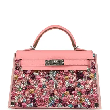 Madison Avenue Couture Bag Bestie x LeBag Paris Rose Treasure Swarovski Crystal Cover | Thumbnail 1
