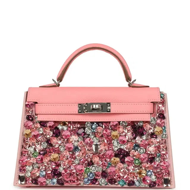 Madison Avenue Couture Bag Bestie x LeBag Paris Rose Treasure Swarovski Crystal Cover