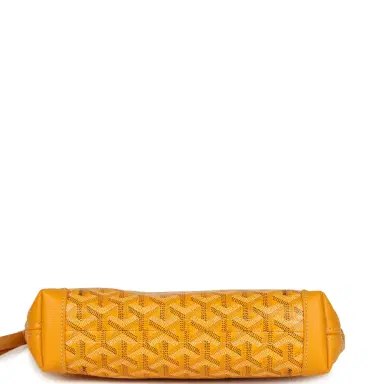 goyard Goyard Goyardine Canvas Yellow Conti Pouch Palladium Hardware | Thumbnail 7 goyard Goyard Goyardine Canvas Yellow Conti Pouch Palladium Hardware | Thumbnail 7