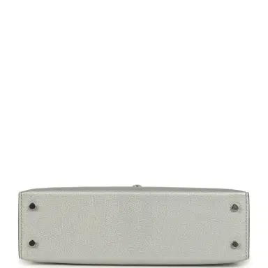 HERMÈS Hermes Kelly Sellier 20 Argent Chevre Chamkilight Palladium Hardware | Thumbnail 6 HERMÈS Hermes Kelly Sellier 20 Argent Chevre Chamkilight Palladium Hardware | Thumbnail 6