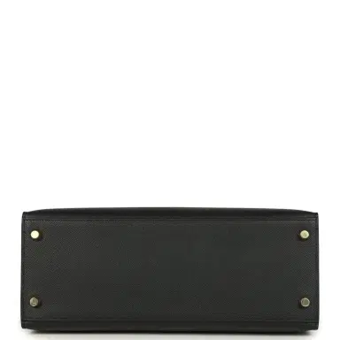 HERMÈS Hermes Kelly Sellier 28 Black Epsom Gold Hardware | Thumbnail 6 HERMÈS Hermes Kelly Sellier 28 Black Epsom Gold Hardware | Thumbnail 6