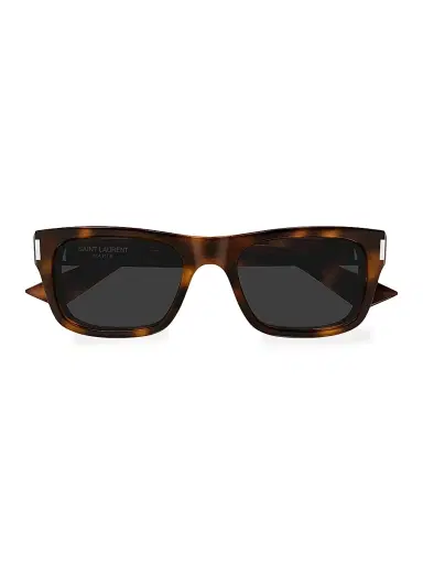 Saint Laurent Men's 53MM Rectangular Sunglasses - Havana | Thumbnail 2 Saint Laurent Men's 53MM Rectangular Sunglasses - Havana | Thumbnail 2