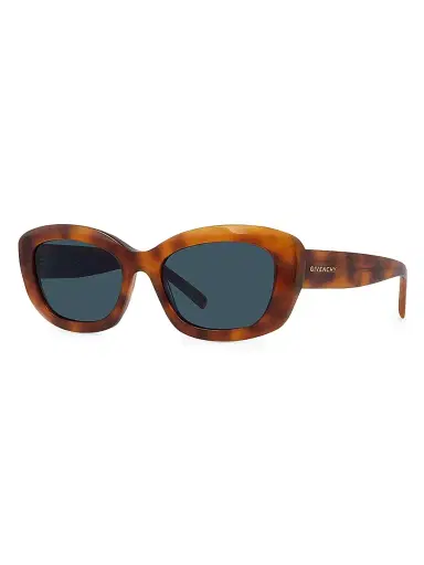 Givenchy Women's GV Day 54MM Rectangular Sunglasses - Blonde Havana | Thumbnail 1