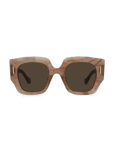 Loewe Women's 50MM Square Sunglasses - Brown | Thumbnail 2 Loewe Women's 50MM Square Sunglasses - Brown | Thumbnail 2