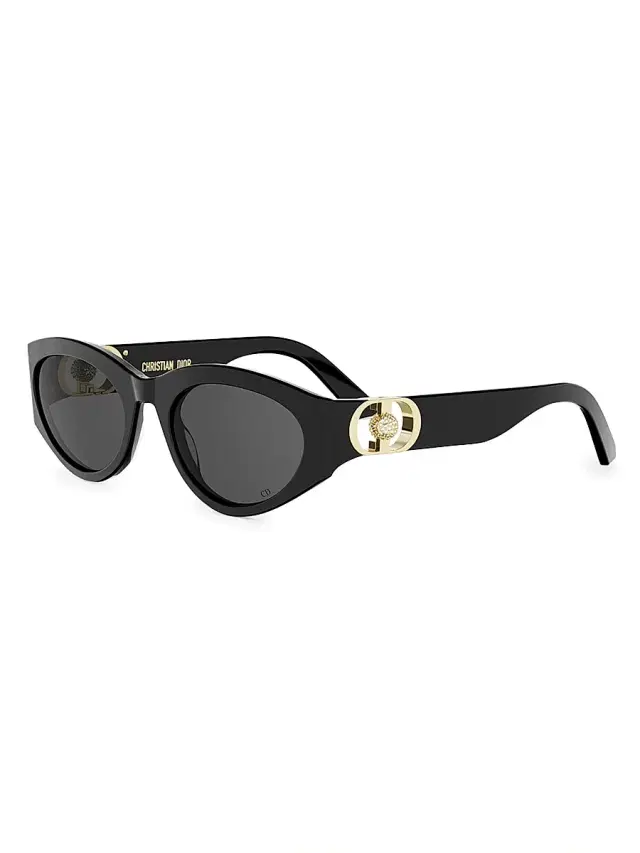 Dior Women's 30Montaigne B7I Butterfly Sunglasses - Black