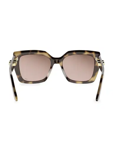 Dior Women's C S5I 55MM Square Sunglasses - Havana | Thumbnail 5