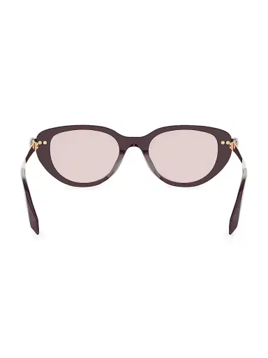 BVLGARI Women's Serpenti Forever 50MM Oval Sunglasses - Shiny Bordeaux | Thumbnail 5 BVLGARI Women's Serpenti Forever 50MM Oval Sunglasses - Shiny Bordeaux | Thumbnail 5