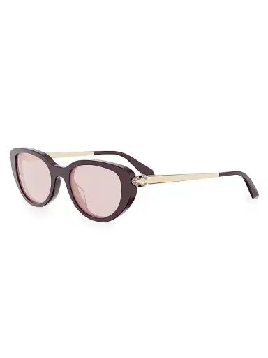 BVLGARI Women's Serpenti Forever 50MM Oval Sunglasses - Shiny Bordeaux | Thumbnail 1 BVLGARI Women's Serpenti Forever 50MM Oval Sunglasses - Shiny Bordeaux | Thumbnail 1