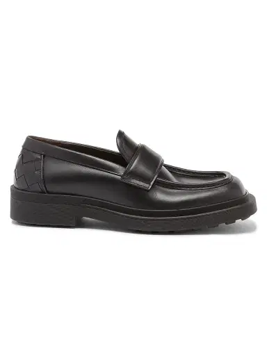 Bottega Veneta Men's James Intrecciato-Detailed Leather Loafers | Thumbnail 1 Bottega Veneta Men's James Intrecciato-Detailed Leather Loafers | Thumbnail 1