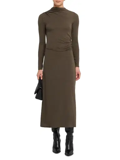 RAILS Women's Margaret Ruched A-Line Midi-Dress | Thumbnail 2 RAILS Women's Margaret Ruched A-Line Midi-Dress | Thumbnail 2