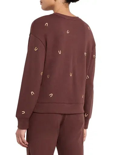 Rails Women's Ramona Embroidered Stretch-Cotton Sweatshirt - Horseshoes | Thumbnail 4 Rails Women's Ramona Embroidered Stretch-Cotton Sweatshirt - Horseshoes | Thumbnail 4