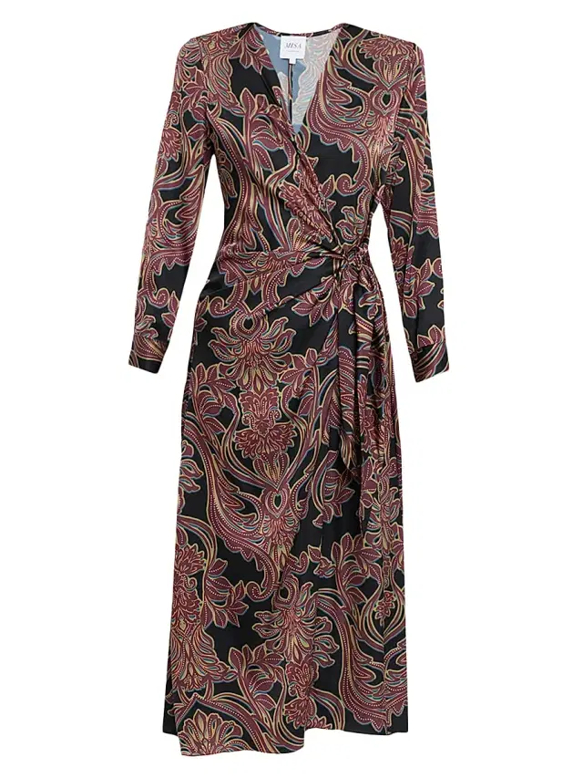 MISA Los Angeles Women's Eliza Floral Jersey Midi-Dress