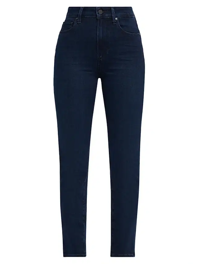 PAIGE Women's Gemma Stretch Cotton-Blend High-Rise Skinny Jeans - Bespoke