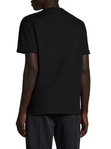 Alexander McQueen Men's Skull Crewneck T-Shirt - Black White - Size Small | Thumbnail 5