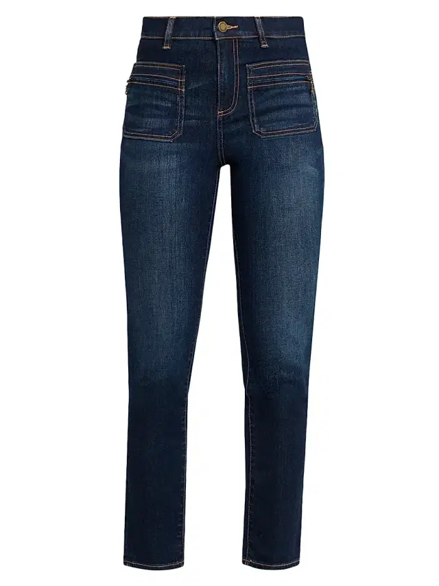 Ramy Brook Women's Emmy High-Rise Skinny Jeans - Dark Rinse