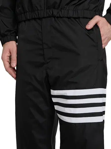 Thom Browne Men's Ripstop Nylon Track Pants - Black - Size XXL | Thumbnail 6