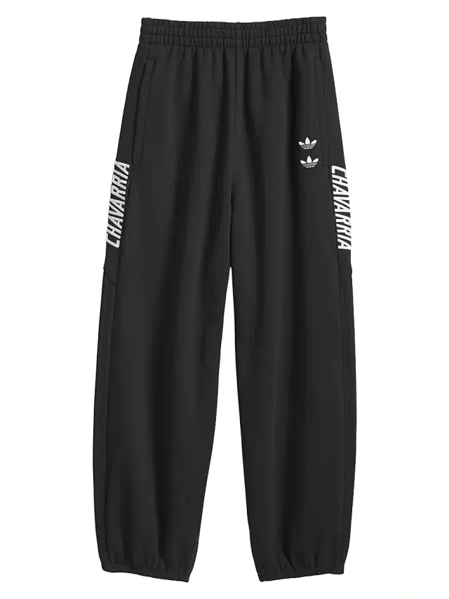 Men's x Willy Chavarria Logo Fleece Sweatpants - Black